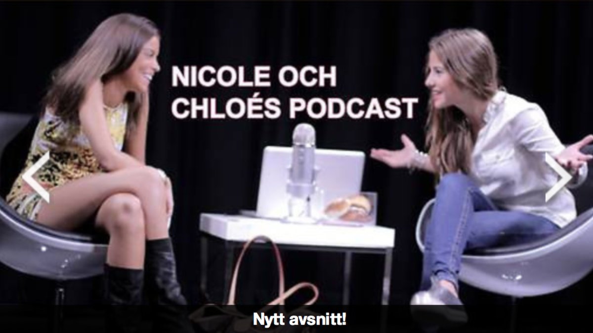 Nicole och Nicky har en egen podcast ihop. 